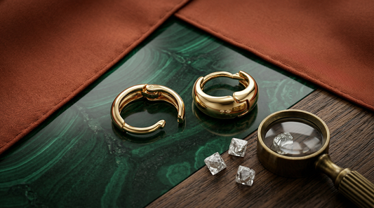 Classic Gold Huggie Hoop Earrings