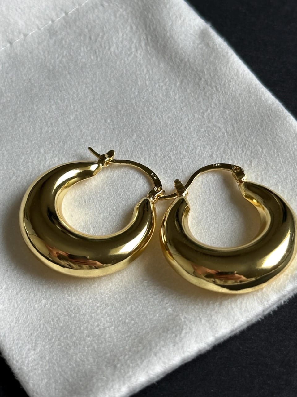 Classic Gold Huggie Hoop Earrings